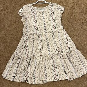 Children’s Place girls XXL (size 16-18) floral tiered short sleeve dress